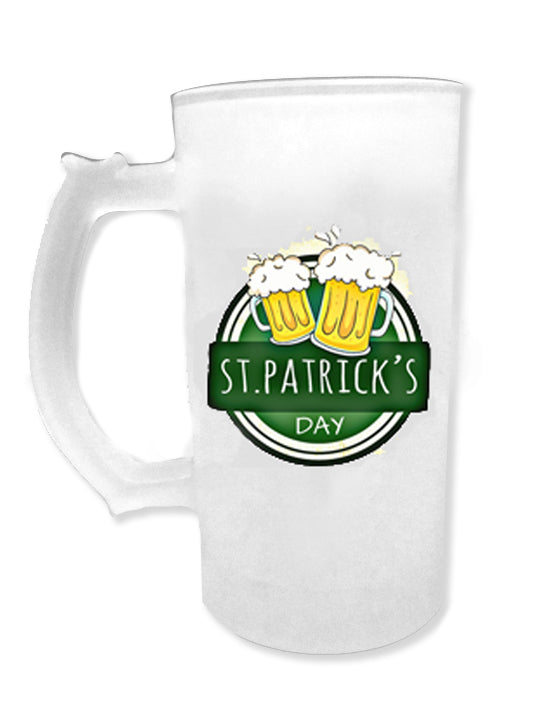 St. Patrick's Day Personalized Beer Frosted Mug