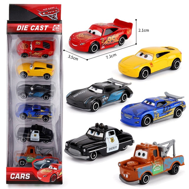 lightning mcqueen toy car set