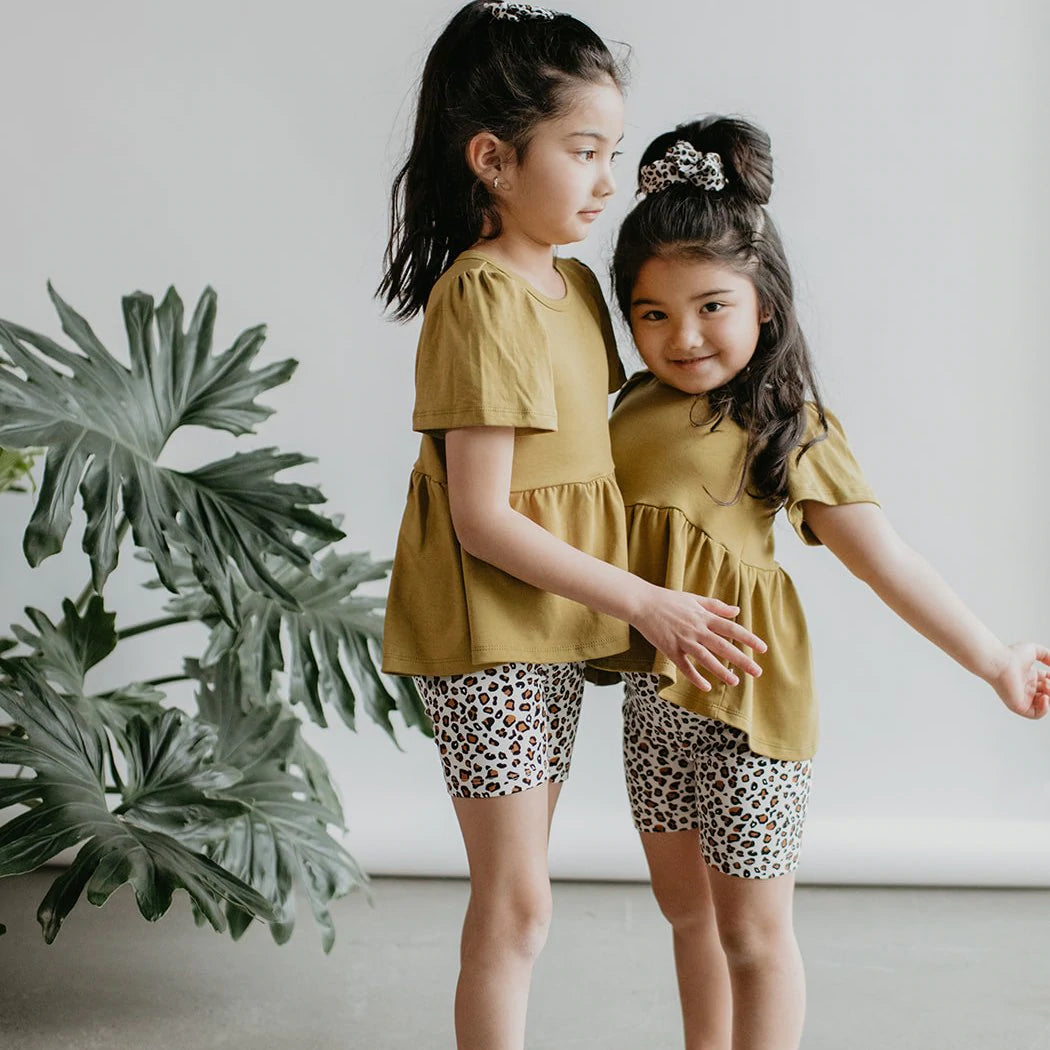 BABY PEPLUM TOP | MOSS 6-12 M