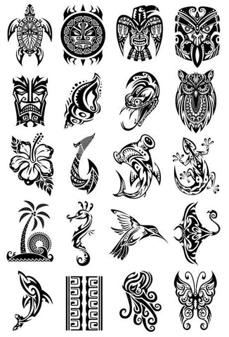 island ink temporary tattoos summertime