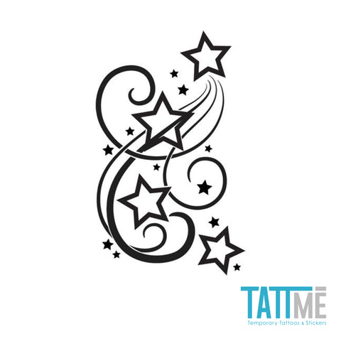 star temporary tattoo