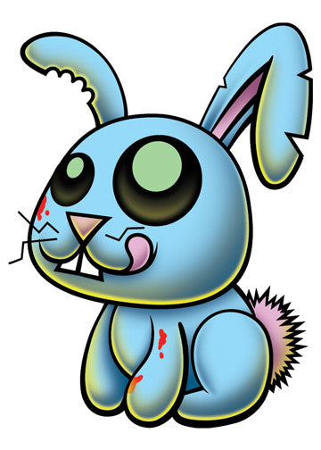 cute zombie bunny drawing