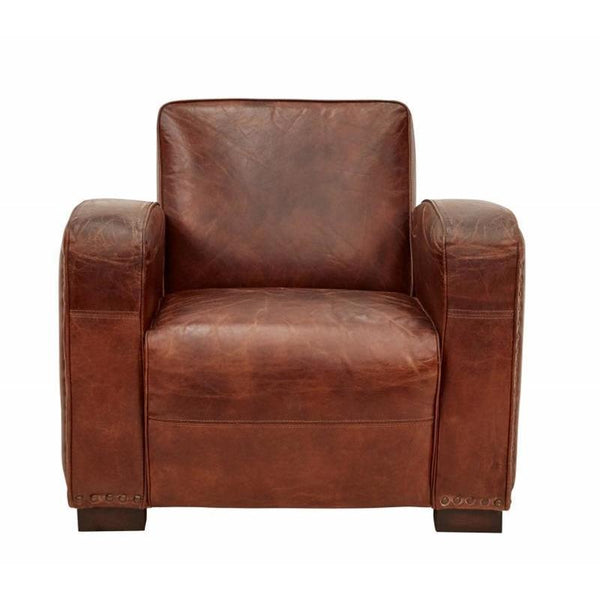 leather club sofa