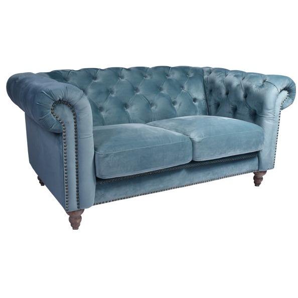 chesterfield chair grey