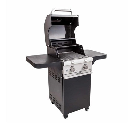 Saber Deluxe Black 330 2-Burner Infrared Propane Gas Grill