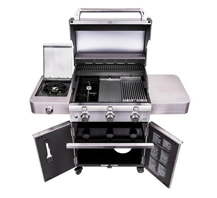 Cast Stainless 3-Burner Gas Grill