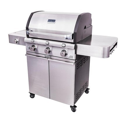 Cast Stainless 3-Burner Gas Grill