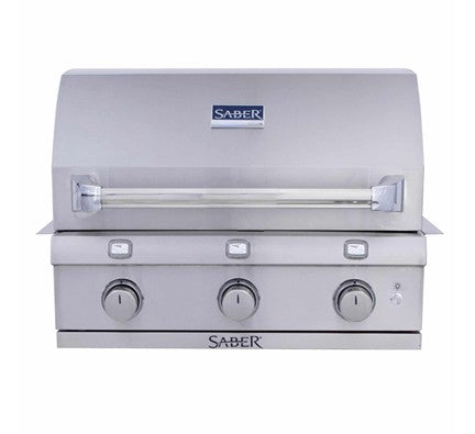 Stainless Steel 3-Burner Built-In Gas Grill