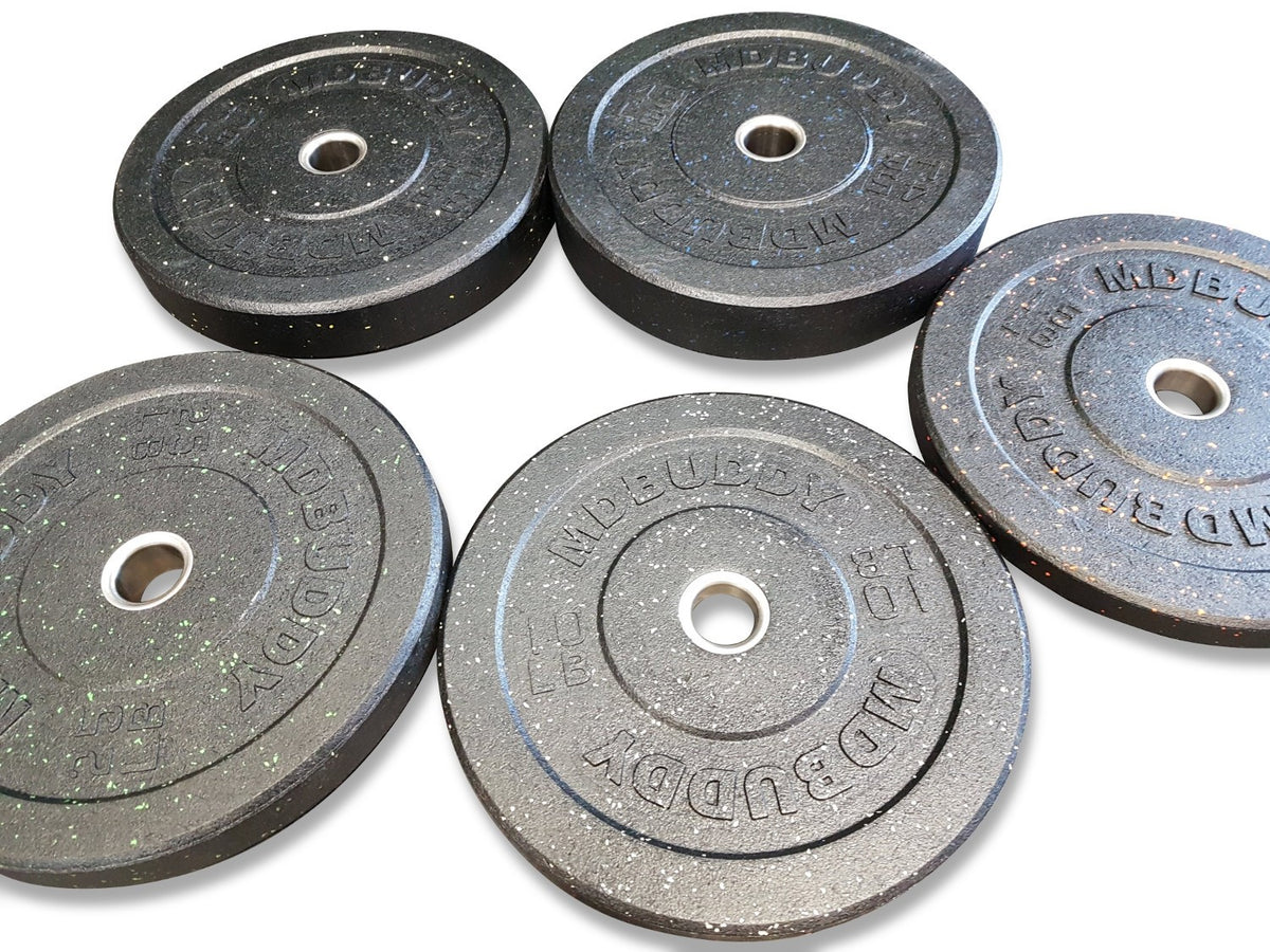 MD Buddy Crumb Rubber Bumper Plates