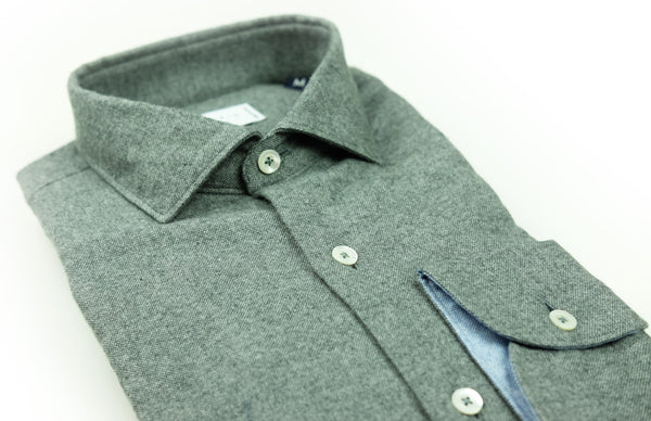 Grey Guy Field Brushed Cotton Shirt
