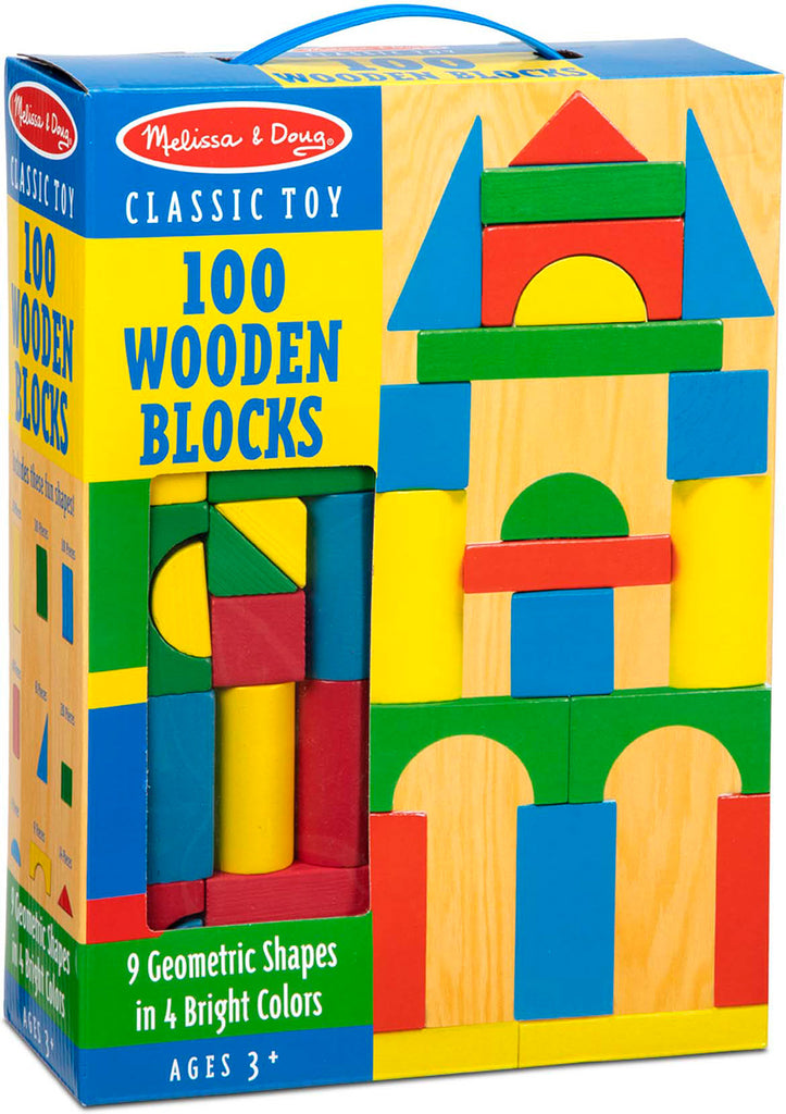 melissa and doug 100 wooden blocks