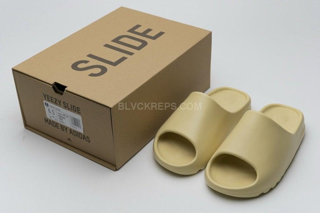 yeezy slides desert sand cartoon