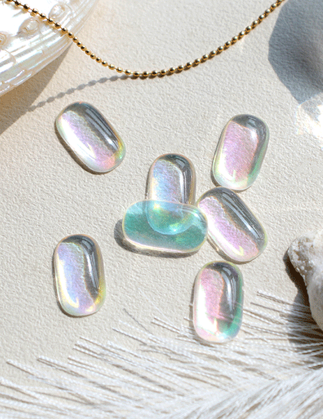 MAKE.N mirror ice charms - 5pc