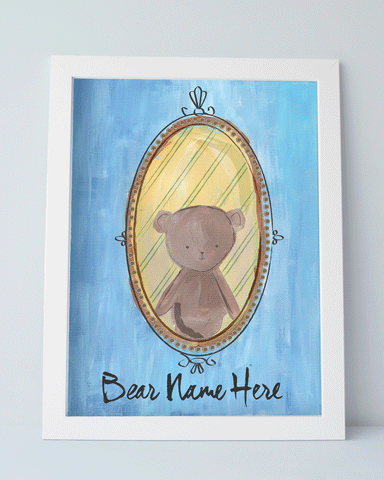 Blue Bear Portrait
