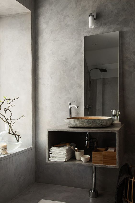 Barn & Willow: Going Gray, 7 Reasons to Consider Going for a Gray Interior, Gray Bathroom