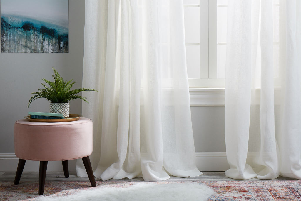 sheer, window treatments, home decor ideas
