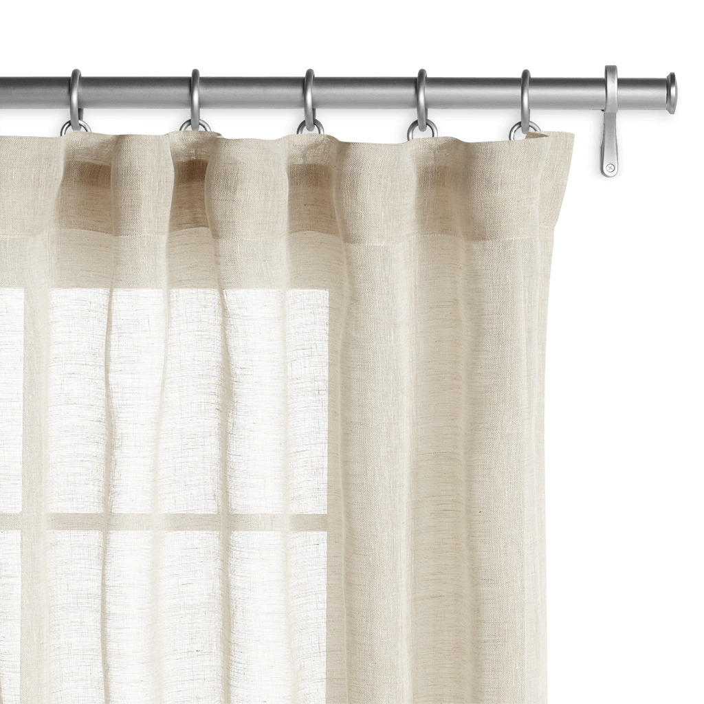 belgian linen drapes and shades