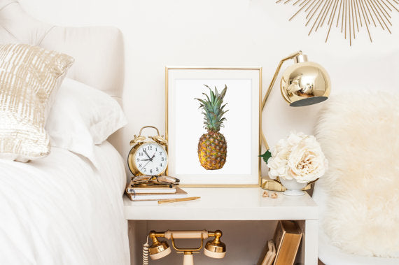 pineapple trend is now in home decor. Barn and willow