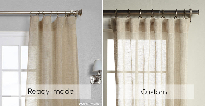 Belgian Sheer Linen Custom curtains