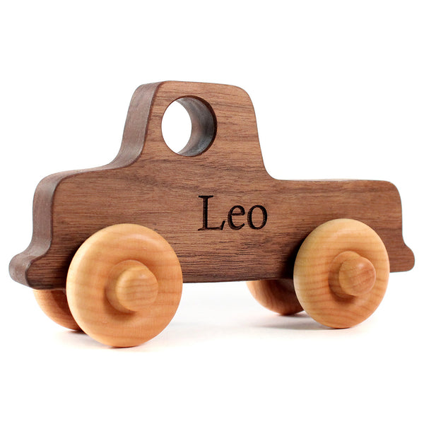 Personalized Toy Car Wooden Truck Tree Toy 