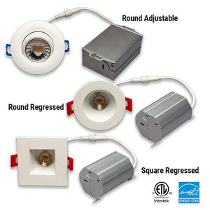 GM Lighting 120V MicroTask Mini IC Rated Recessed LED Downlights - Ready Wholesale Electric Supply and Lighting