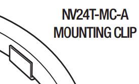 GM Lighting NV24T-MC-A Aluminum Mounting Clips (Set of 20) - Ready Wholesale Electric Supply and Lighting