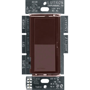 Lutron DVRP-253P Diva (gloss) Reverse Phase (Electronic Low Voltage), Single Pole/3-way Dimmer. - Ready Wholesale Electric Supply and Lighting