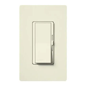 Lutron DVSCFSQ-LF-BI Diva Light Switch and 1.5A Fan-Speed Control for LED/INC/HAL/CFL - Biscuit - Ready Wholesale Electric Supply and Lighting