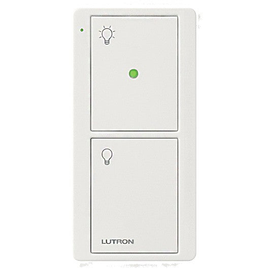 Lutron PJN-2B 2-Button Wireless Control with Nightlight - Ready Wholesale Electric Supply and Lighting