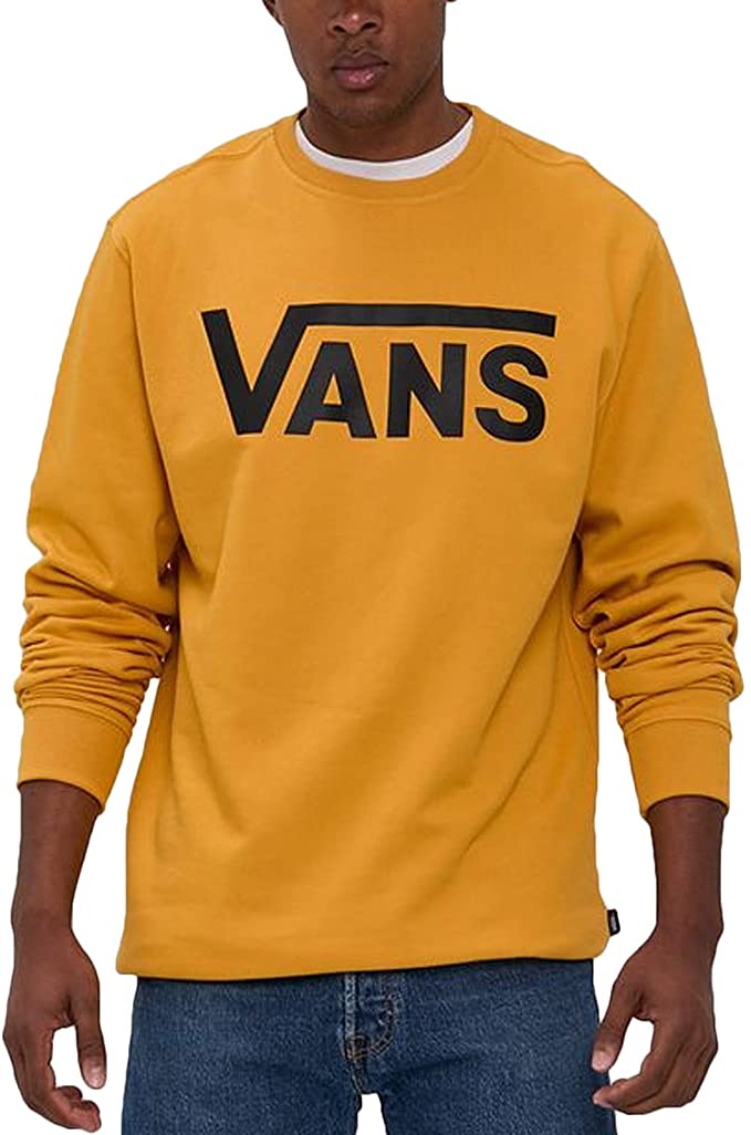 reinigen knal onregelmatig Vans Classic Crew Sweatshirt - Yellow Gold – thebackpackstore.co.uk