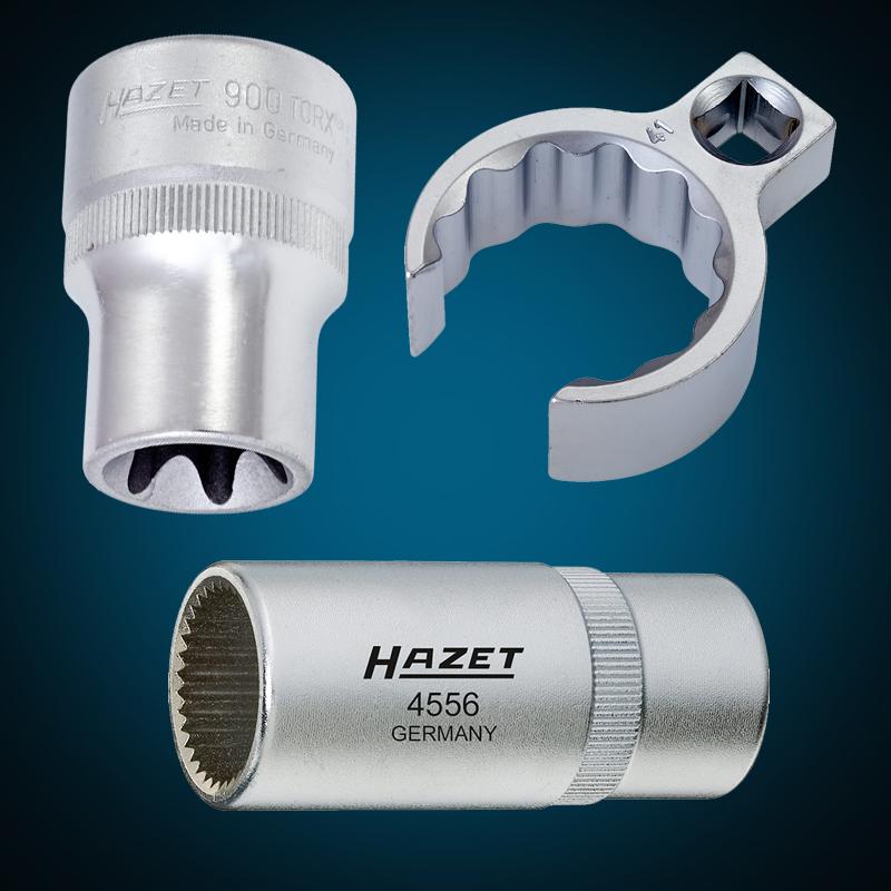 HAZET(ハゼット) HAZET ヘキサゴンソケットレンチセット(差込角12.7mm) 985