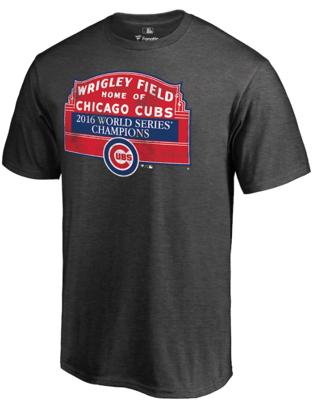 Chicago Cubs World Series Champions T-Shirt by Lindley Johnson - Pixels