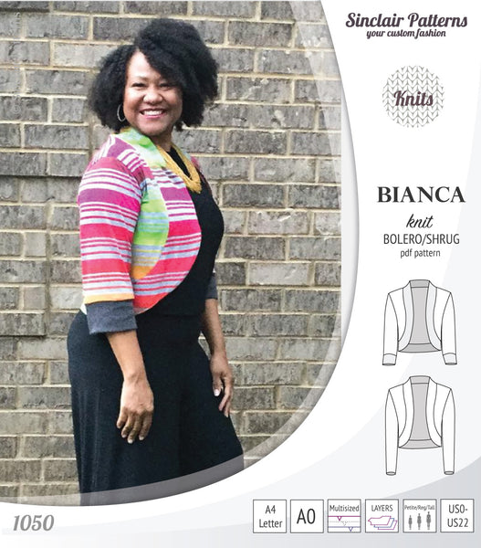 Bianca knit bolero/shrug (PDF)