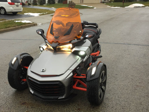 Can Am Spyder F3 17" Windshield