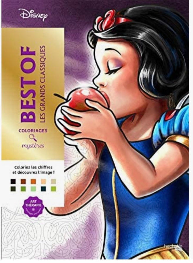 √ Mystery Disney Coloring Book : How To Color By Number Disney Mystery