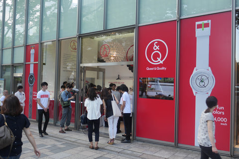 Japan June 2014- Q&Q Pop-Up Store at Omotesando Hills