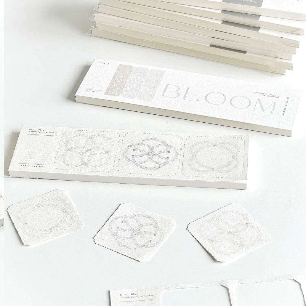 NYRET Design Vo.7 BLOOM Series Memo Pad, 3 designs