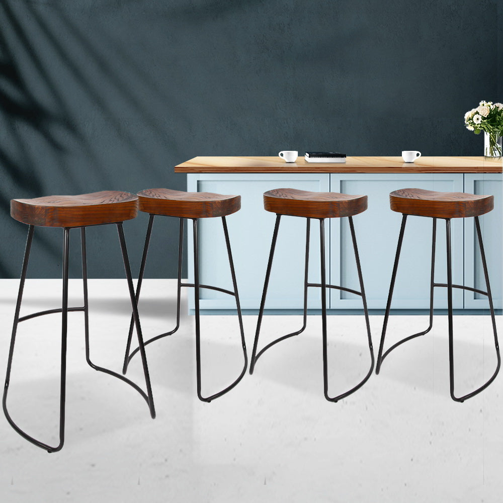 modern backless stool