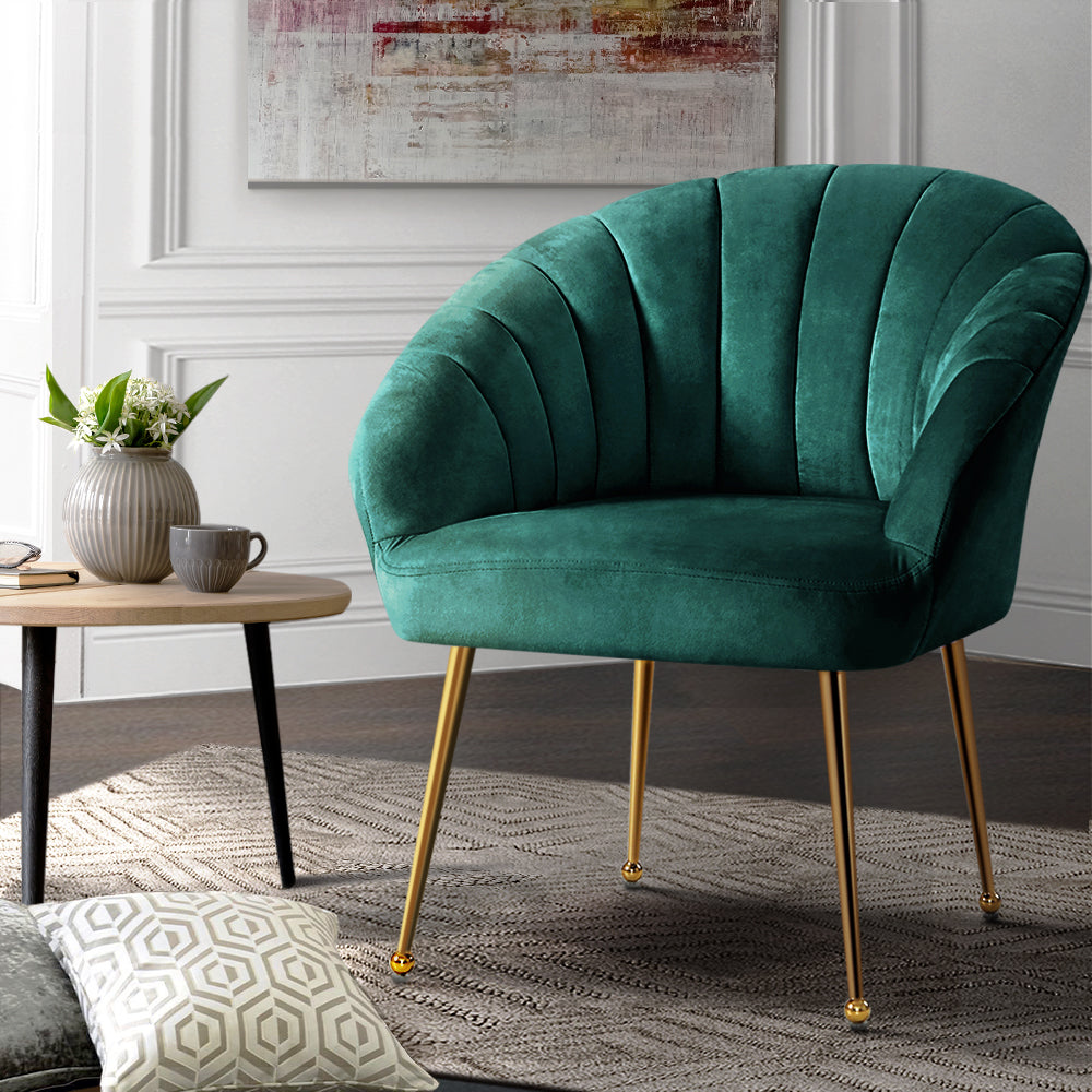 curved accent chairs