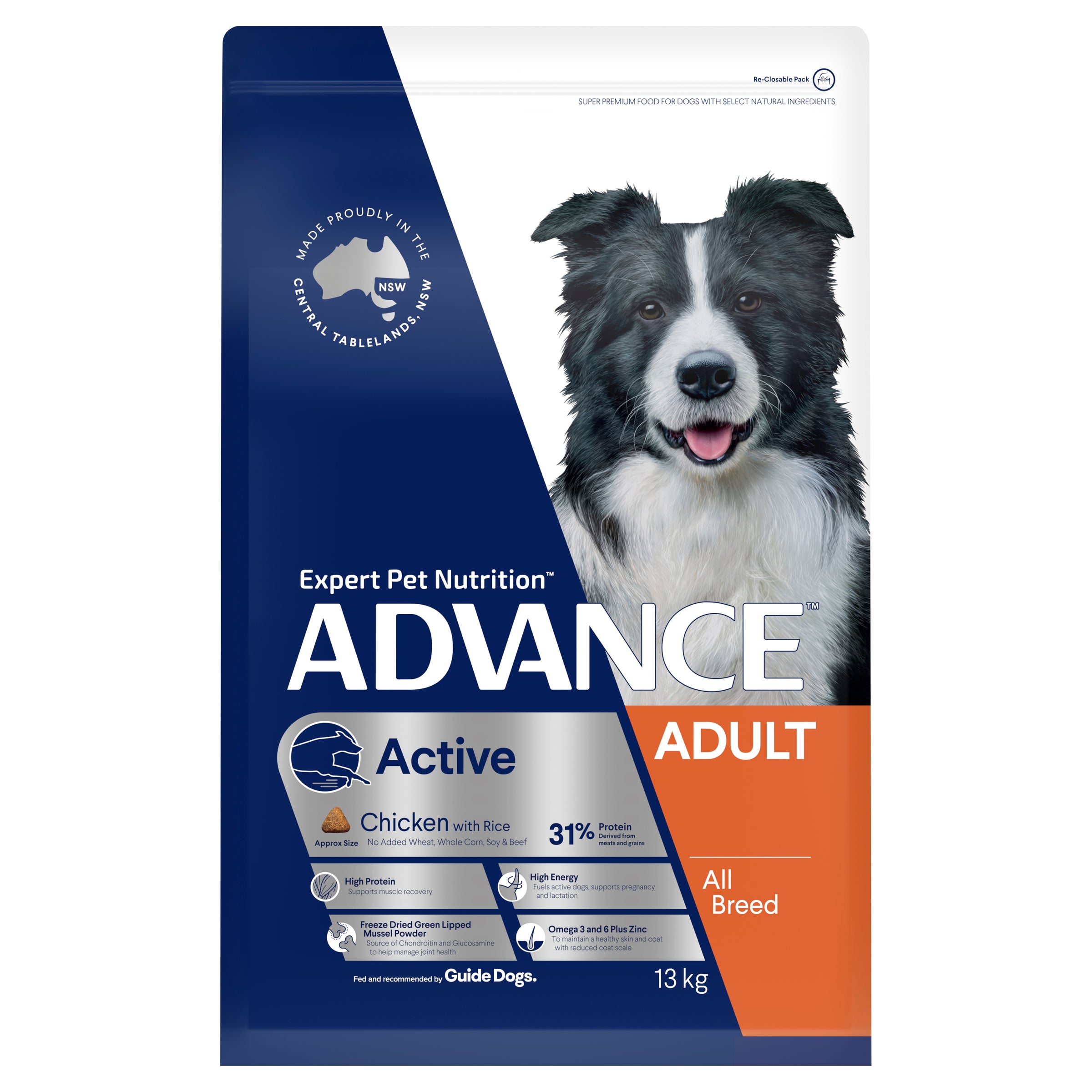 advance mature dog food 15kg