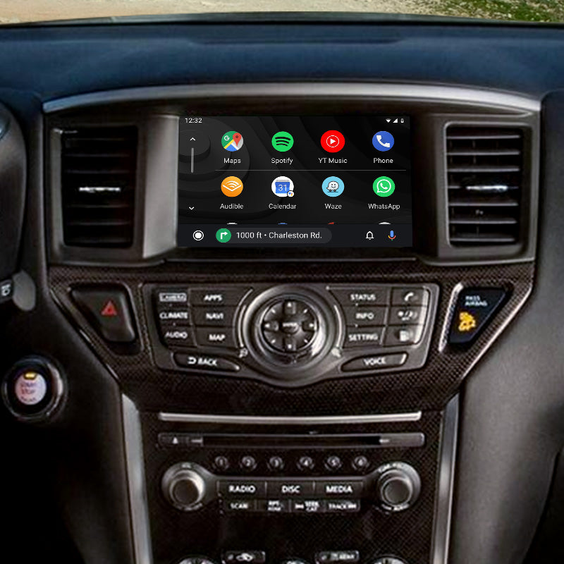 Nissan Pathfinder(1320) Apple CarPlay + Android Auto. The Fitting Bay