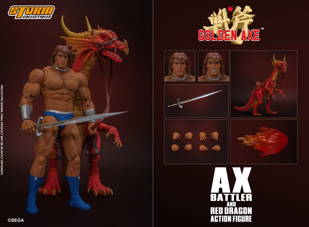 golden axe storm collectibles