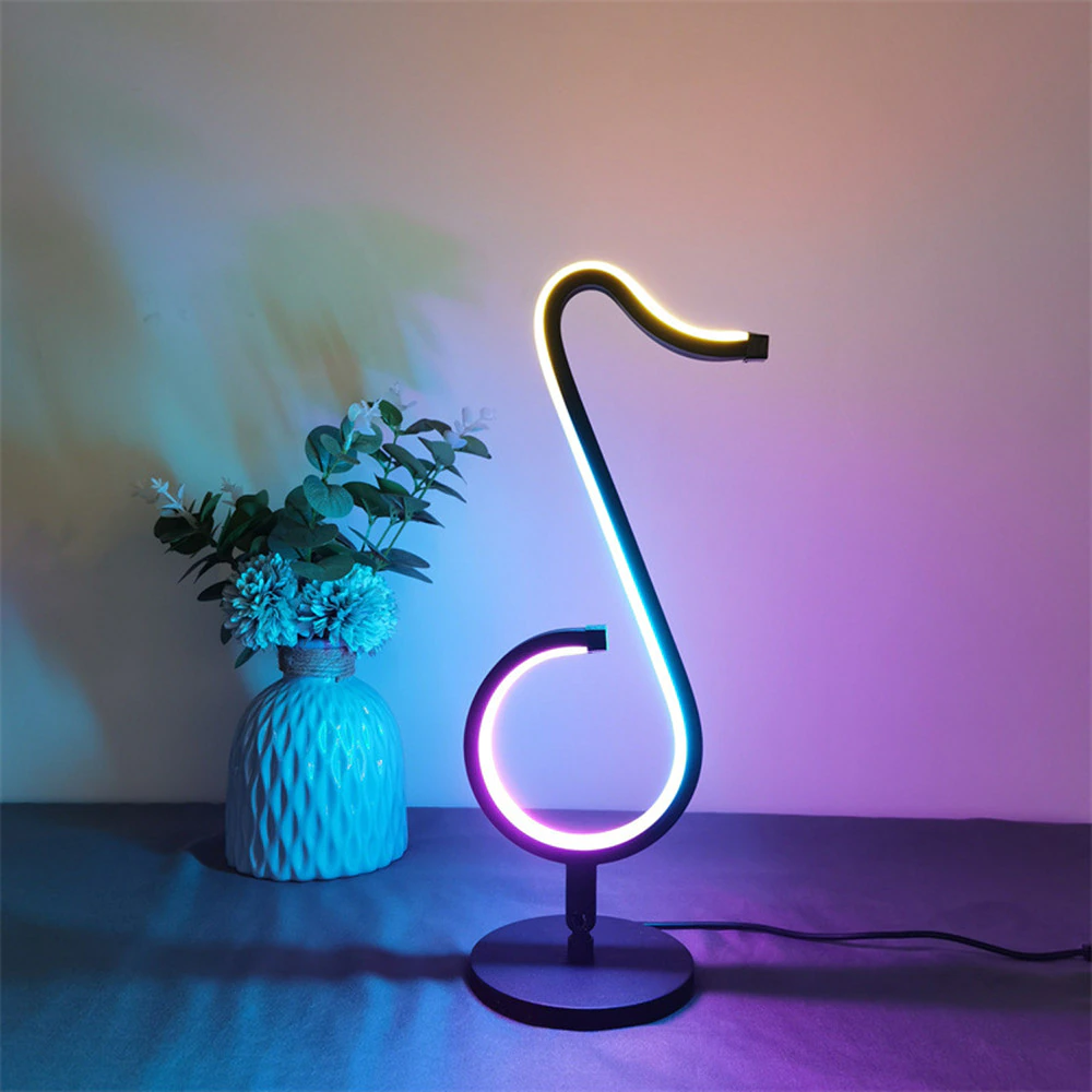 music note night light