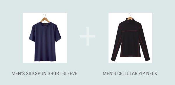 Try this men's Silkbody layering idea