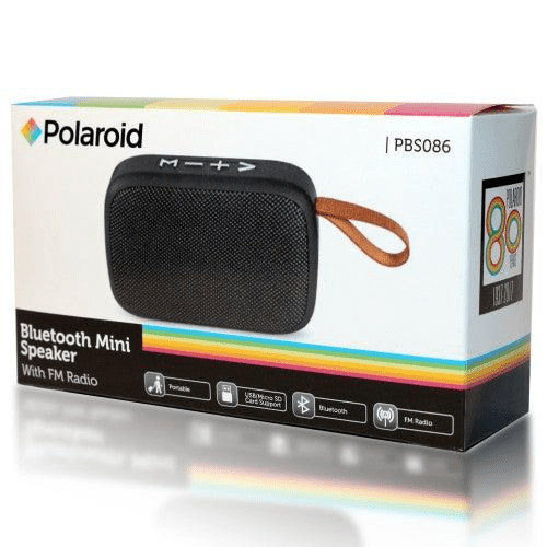 polaroid pbs086 mini bluetooth speaker