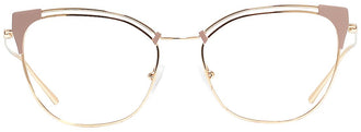 Prada 62UV. color: Beige/Pink Gold