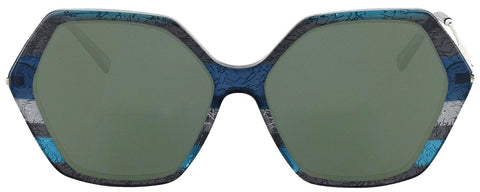 Paparazzi Iris bifocal and progressive no line reading sunglasses in Tri Blue