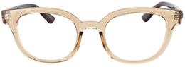 Ray-Ban 4324V Computer Style Progressive in Transparent Light Brown