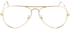 A pair of blue-blocking Ray-Ban reading glasses