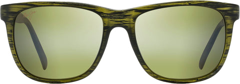 Maui Jim Tail Slide 740 Sunglasses in Matte Green Stripe and HT Lenses